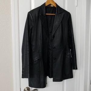 Leather Blazer